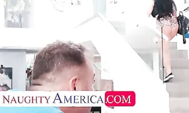 Payton Preslee's Glamorous Big Tits Get Groped and Plowed
