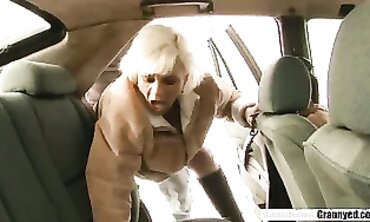 Brunette Granny Gets Rough Deep Throat From Bruno Sx