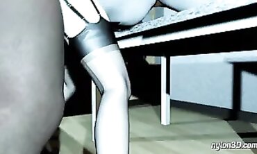 Nylon3D: Mature Women in Pantyhose Gangbang