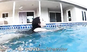 POV: Natalia Nix Gets Pounded in the Pool