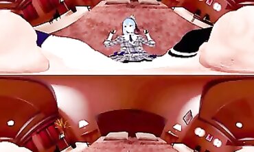 VR 360 4K: Suisei Hoshimachi's Voluptuous POV Fantasy