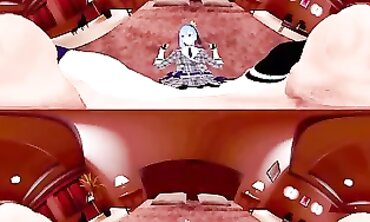 VR 360 4K: Suisei Hoshimachi's Voluptuous POV Fantasy