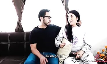 Petite Latina Prima Gets Bang Out by Her Big Cocked Nephew