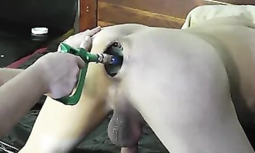 Anal Fisting and Bondage Play with Sex Toys