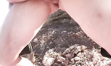 Blonde Babe With Big Tits Takes It Outdoors