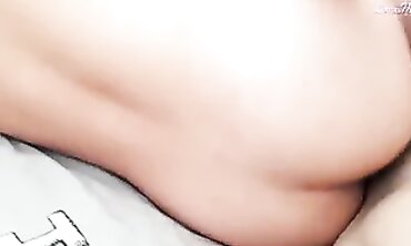 Dark-Haired Amateur Takes Deep Throat And Gets Cum On Her Pussy