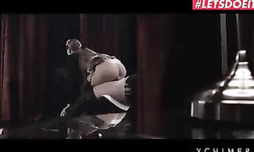 Lucy Li: Czech Maid's Rough Masked Ride