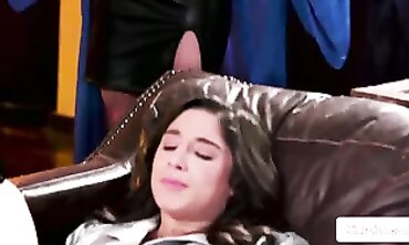 Maid Abella Danger Caught Squirting by Boss