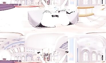 VR 360 Rem Re:ZERO Missionary POV Creampie