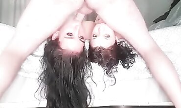 Petite Mia Gets Upside Down Throat Smashed In Amateur Threesome