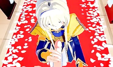 Alice From SAO Alicization Gets Her Labia Spread Wide