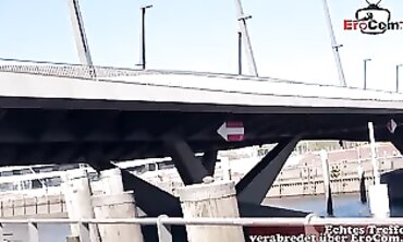 German MILF Hitchhiker Gets Picked Up for Outdoor Sex