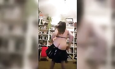 Brunette MILF Amateur Striptease