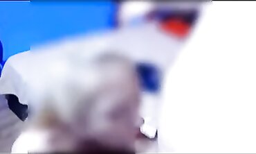 Ash-Blonde Petite Russian Takes Double Anal and Facial