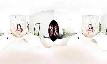 Immersive VR Exam with a Glorious Latina college girl