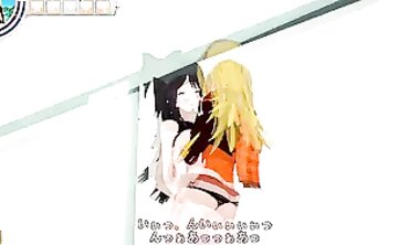 Blake Belladonna And Yang Xiao Fat Get Naughty At A Party
