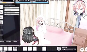 3D Anime Sisters Enjoy a Steamy Lesbian Session