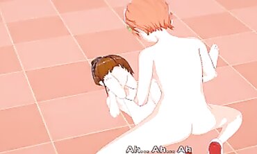 Mahiru Inami Futanari Cosplay with Popura Taneshima