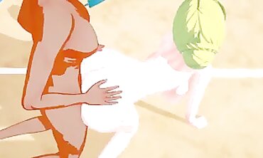 RWBY: Futa Emerald Pummels Glynda in 3D Animation
