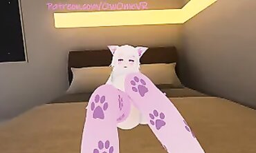 OwOmeVR Catgirl POV: 4 Orgasm Denial & Frustrated Writhing
