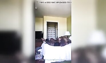 Office Amateur Gets BBC Cumshot While Working