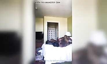 Office Amateur Gets BBC Cumshot While Working
