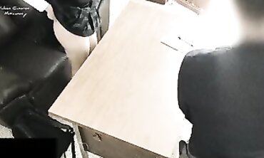 Latina Student Gets Pulverized by Math Tutor in Office