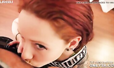Dark-Haired Lily Delivers a Dominant POV Blowjob