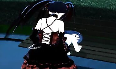 Kurumi Tokisaki Futanari Kink With Homura Akemi