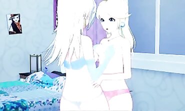Rosalina Gets Fingered to Climax in 3D G/G Hentai