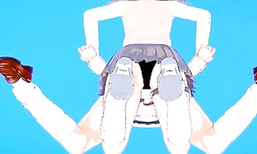 Kuroko Shirai Futanari Fantasy With Misaka Mikoto