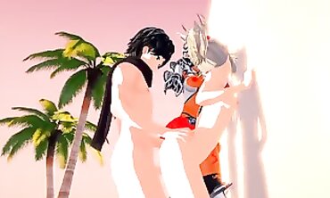 Mordred & Caenis 3-Way Hardcore Anal in Koikatsu