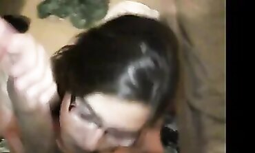 Latina Brunette Gets Amateur Facial