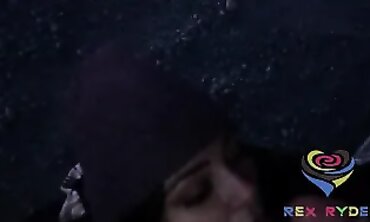 Zoey Foxx Gets Public Facial From Rex