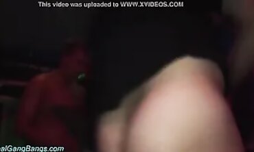 Ginger German's First Time at a Rough Party Orgy