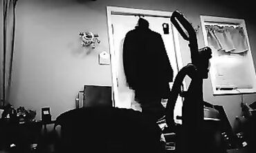 Pregnant MILF Housekeeper Cleans Naked