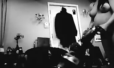 Pregnant MILF Housekeeper Cleans Naked