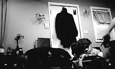 Pregnant MILF Housekeeper Cleans Naked