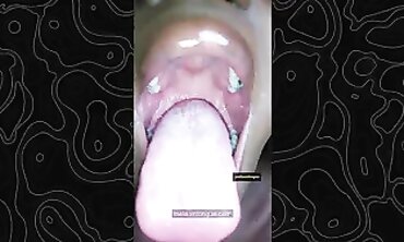 MelaninTongue Deepthroat & Saliva Compilation