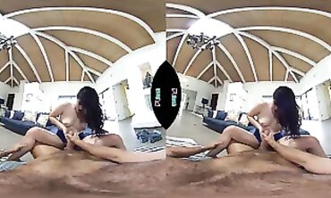 Yhivi Takes Chad White's Thick Cock in VR POV