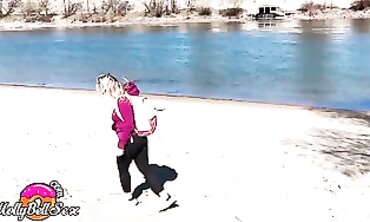 Blonde Jack Masturbates and Gets Fingering in Public