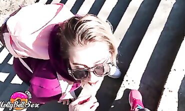 Blonde Jack Masturbates and Gets Fingering in Public