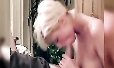 Paris Hilton Gives a Sensual Blowjob