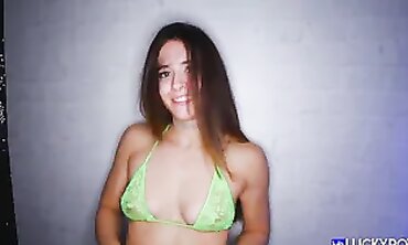 Bossy Brunette Takes Control in POV Blowjob and Handjob