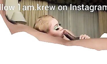 Naimah Takes a BBC Blowjob for Her Fiancé Kendell