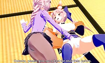 Astolfo Repeatedly Creamies Tamamo No Mae In 3D Anime