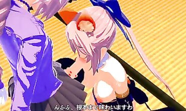 Astolfo Repeatedly Creamies Tamamo No Mae In 3D Anime