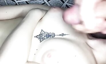 Natural Beauty Gets Covered In Raw Cum