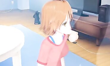 Misaki Kamiigusa Pet Gals of Sakurasou 3D Uncensored Hentai