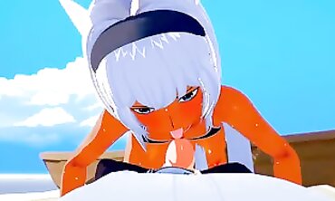 Destiny/Grand Order: Caenis Beach Sex 3D Anime
